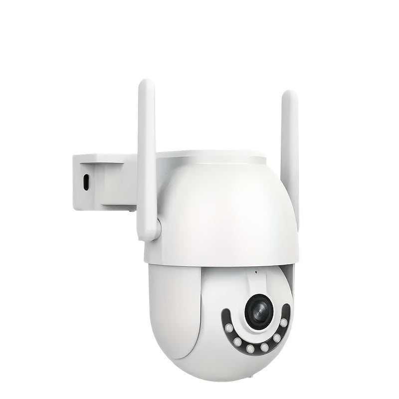 2. 4G Wifi Outdoor Security Monitoring - 360° Rotating And Automatically Tracking PTZ Camera with Night Vision And Motion Detection. Two-Way Audio. 1296P Outdoor Security Multi-Functional Monitoring Camera