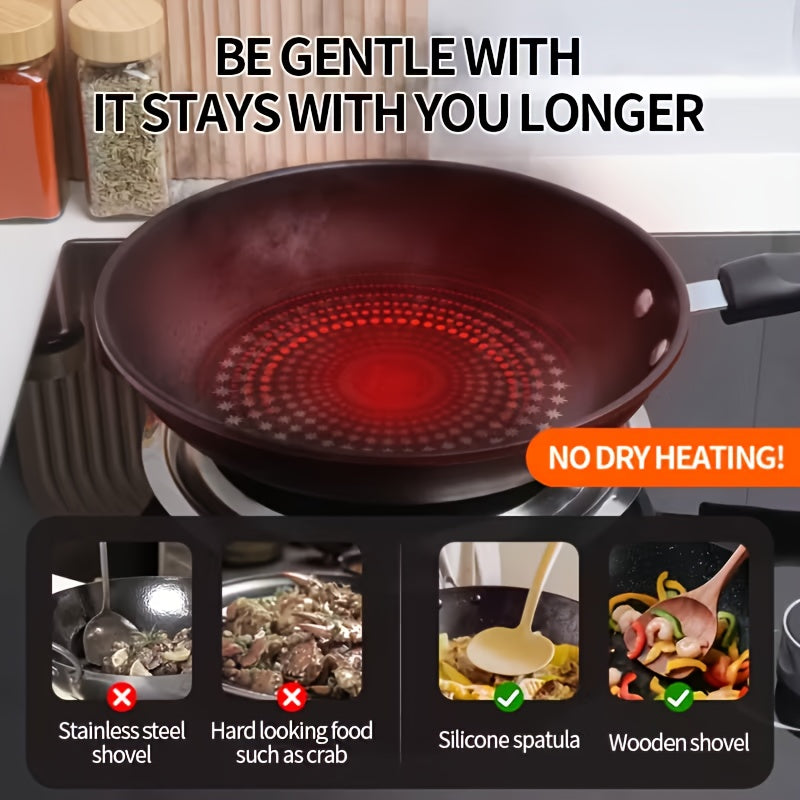 Cast Iron Frying Pan with Lid 24cm – Non-Stick Lightweight Skillet, Induction & Gas Compatible, Dishwasher Safe, Smokeless Cooking Pan for Steaks, Pancakes & Breakfast | ShopVora CA