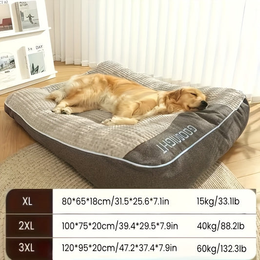 Luxury Plush Dog Cage Mattress, Comfortable Pet Sofa, Suitable for Small, Medium And Large Dogs And Cats, Soft And Comfortable, Very Suitable for Various Breeds, Comfortable Sofa for All Seasons, Dog Sofa Bed