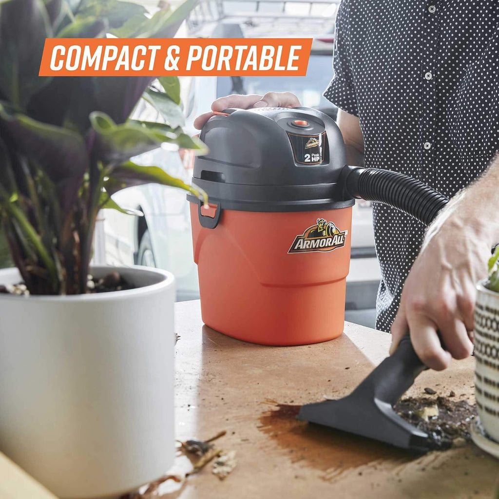 1.5-Gallon 2 Peak HP Vac-Mate Wet/Dry Vacuum Cleaner