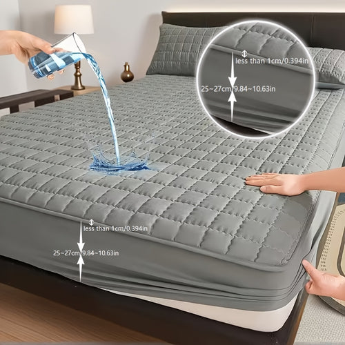 Quilted Cooling Mattress Protector with 9-15" Deep Pocket – Waterproof, Machine Washable, Breathable Fitted Bed Cover for All Mattress Sizes – Home Bedding Essentials
