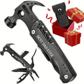 "Best Dad Ever" 14-In-1 Multi-Tool | Hammer, Pliers, Screwdrivers & Bottle Opener | Compact Survival Equipment for Camping, & Emergencies | Father'S Day Present for Handymen, Enthusiasts & Husbands, Valentine'S Day Presents