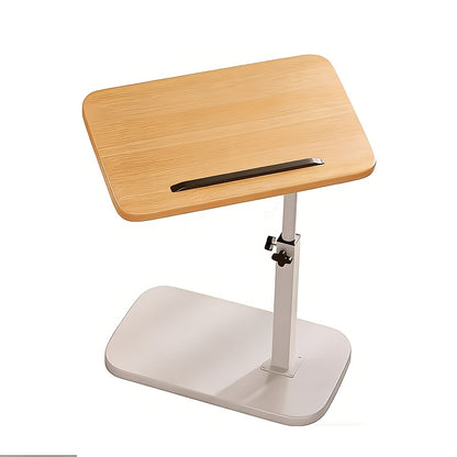 C-Shaped Adjustable Foldable Side Table with Height Adjustment & 360° Rotation – Mobile Sofa End Table for Bedroom Living Room Office
