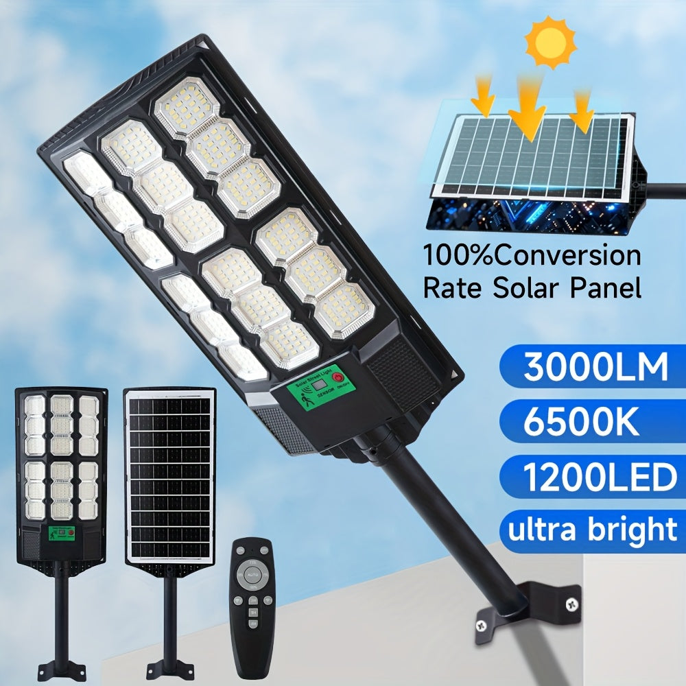 Super Bright Outdoor Solar Lights, Wide Angle Motion Sensor, Automatically Adjust Brightness From Dusk to Dawn,, Very Suitable for Commercial Areas, Parking Lots, Courtyards, Gardens, Garages, Farms, Etc., Outdoor Security.Lighting.