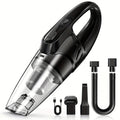 Car Vacuum Cleaner, 6000PA Super Strong Suction Power Handheld Vacuum Cleaner, 2000Mah, Low Noise, with Five Matching Additions, Suitable for Car Interior, Home And Pet Cleaning, Ladies' Car Additions Pink Girl Car Supplies Gift