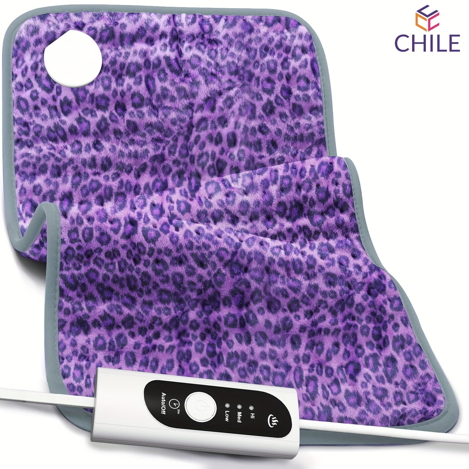 Electric Heating Pad for Neck Shoulders & Back – 6 Heat Settings, 4 Timers, Auto Shut-Off, Weighted Option, Soft Washable Cover, Pain Relief Gift for Women Men
