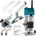 Woodworking Router, Compact Woodworking Edge Trimming Router Tool Milling Cutter Set Suitable for Chamfering Or Digging Holes in Woodworking And Fine Woodworking