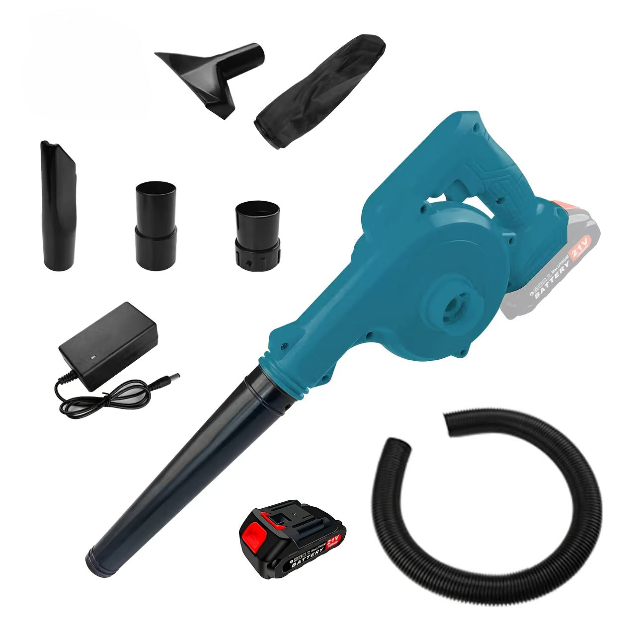 Cordless Leaf Blower Vacuum 2-in-1 Handheld Electric Blower with Lithium Battery, Lightweight Portable Blower & Suction for Lawn Patio Car Indoor Outdoor Use – ShopVora CA