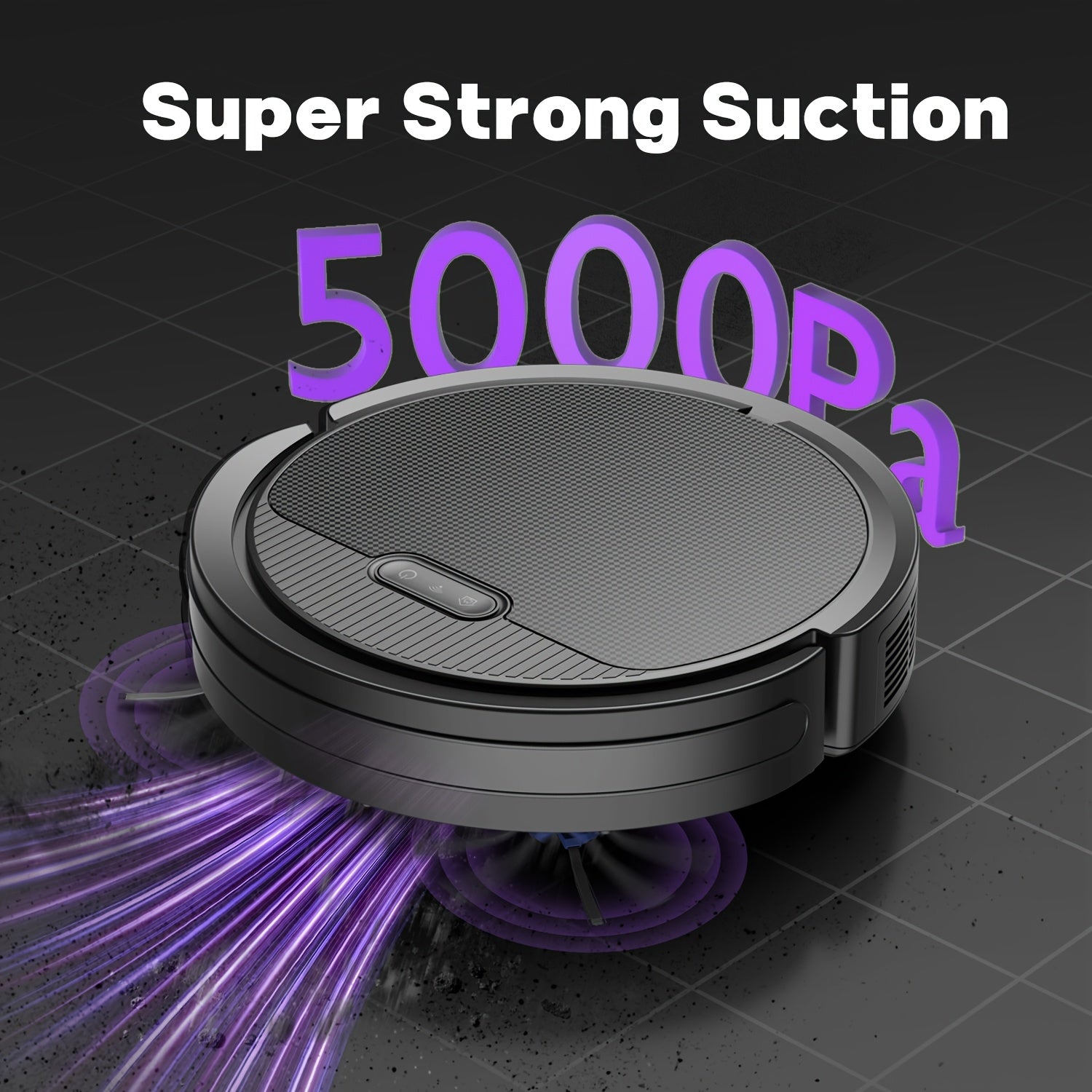 Robotic Vacuum Cleaner And Mop Combo, App/Voice Control, 2-In-1 Robot Vacuum, 5000Pa Max Power Suction, Scheduled Cleaning, Automatic Recharge, for Pet Hair, Low Pile Carpet