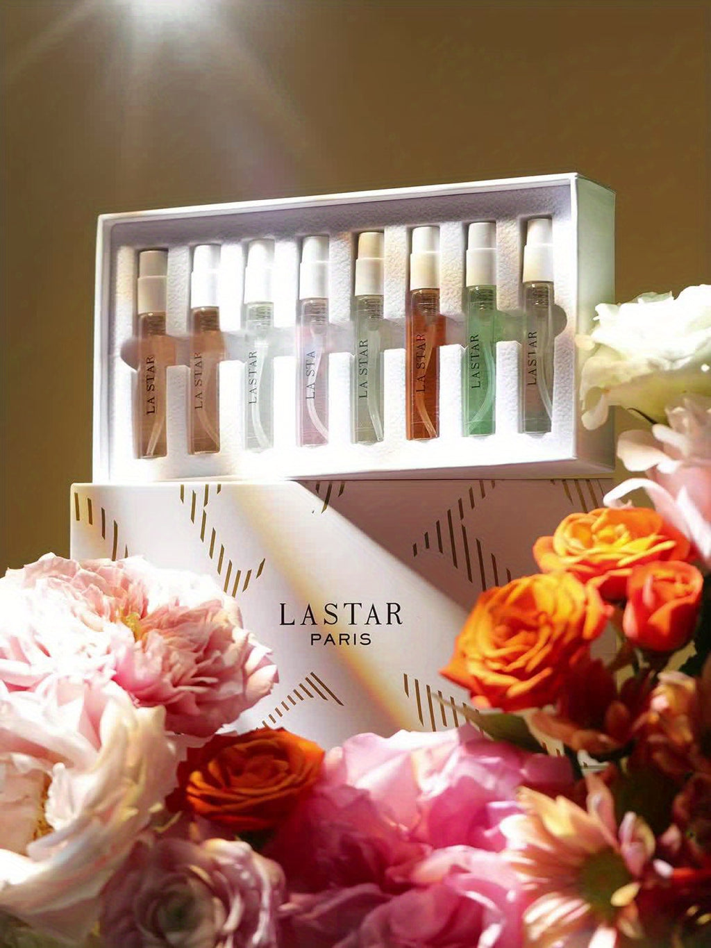 LASTAR Women'S Spray Perfume Set, 8 Perfume Gift Boxes, Lasting And Charming Natural Fresh Flowers, Fruit, Citrus And Wood Oriental Water Perfume Fragrance, Ideal Valentine'S Day Birthday Surprise Gift
