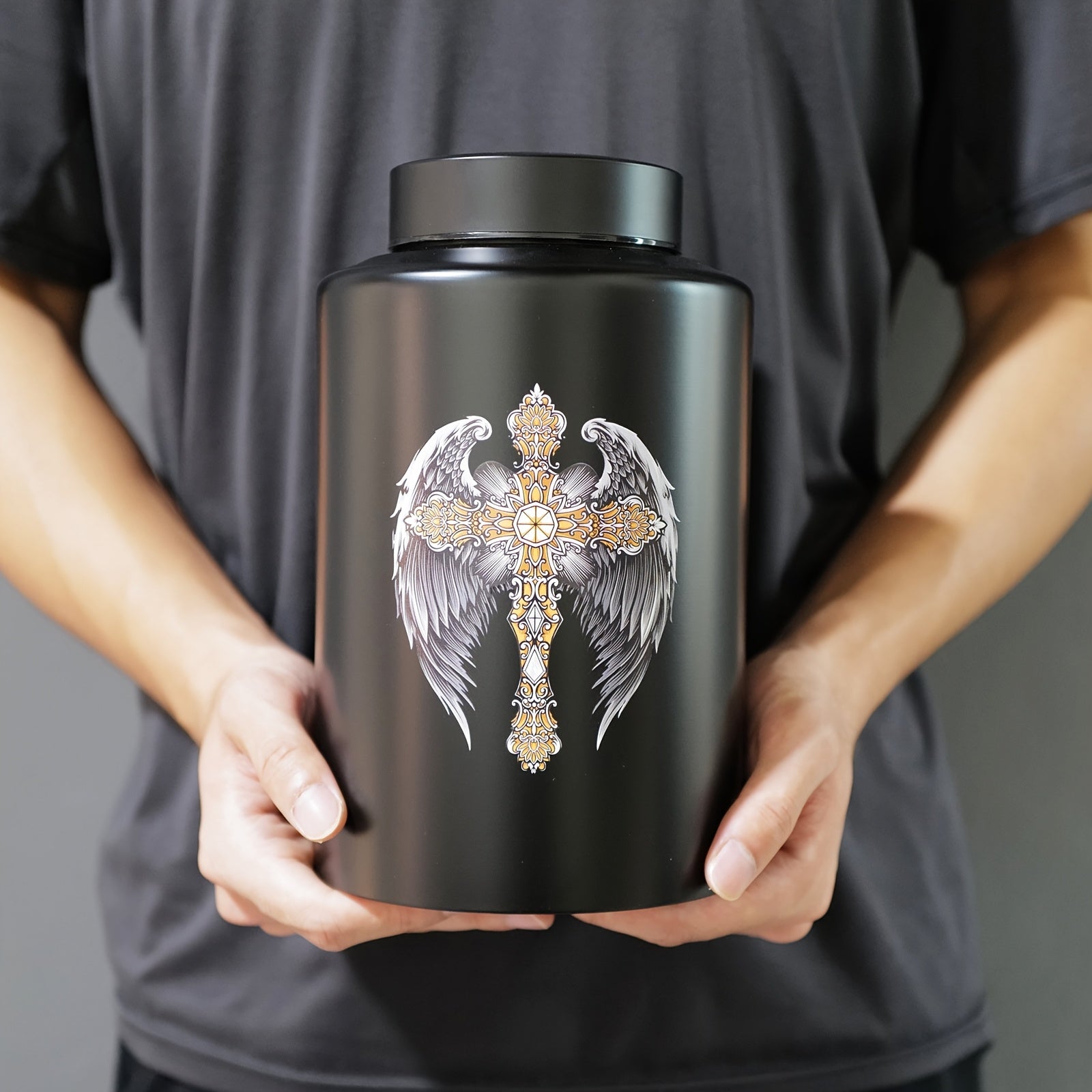 Up To 220 Lbs Large Cremation Urns For Adult Male Female Ashes, Decorative Urn For Human Ashes With Velvet Bag
