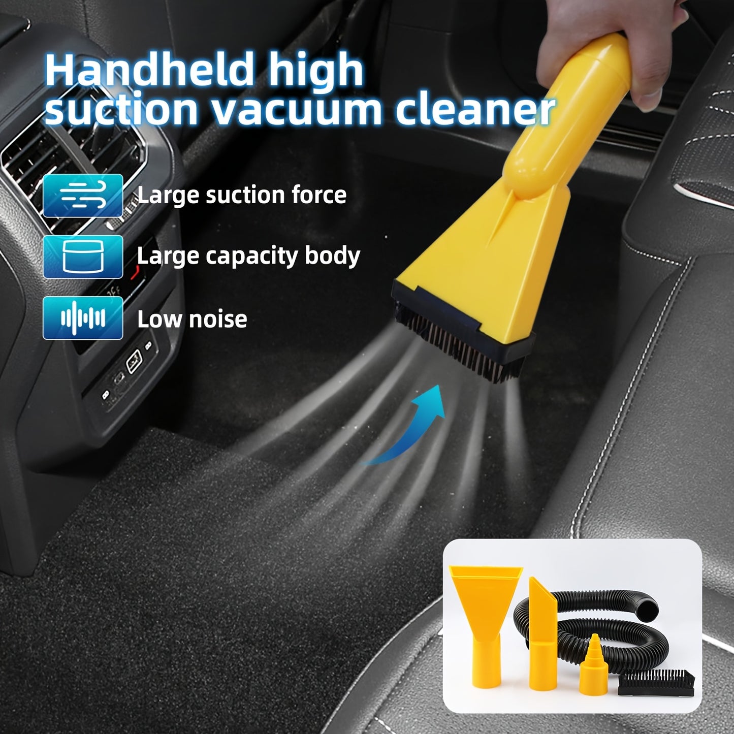 Car Bucket Vacuum Cleaner Suction & Blowing Dual-Purpose – Large Capacity Drum-Type Multi-Function Car Interior Cleaning Tool, Portable Car-Mounted Vacuum – Canada