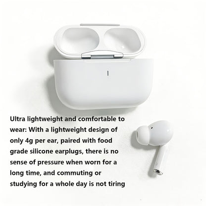 Single Ear Bluetooth Earbud 4g Lightweight – Bluetooth 6.0, 16H Total Battery Life, 10m Range, One-Touch Control, Comfortable All-Day Wear, Mono Wireless Headset for Calls & Music – White