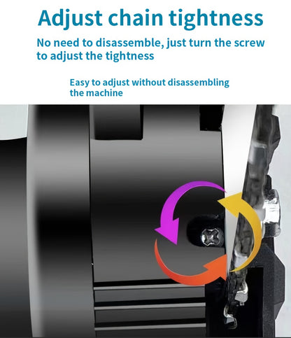 Cordless Mini Chainsaw Handheld - Lightweight Battery-Powered Electric Chainsaw for Tree Trimming & Branch Pruning - Compact One-Hand Garden Chainsaw for Home Yard, Wood Cutting & Outdoor Use