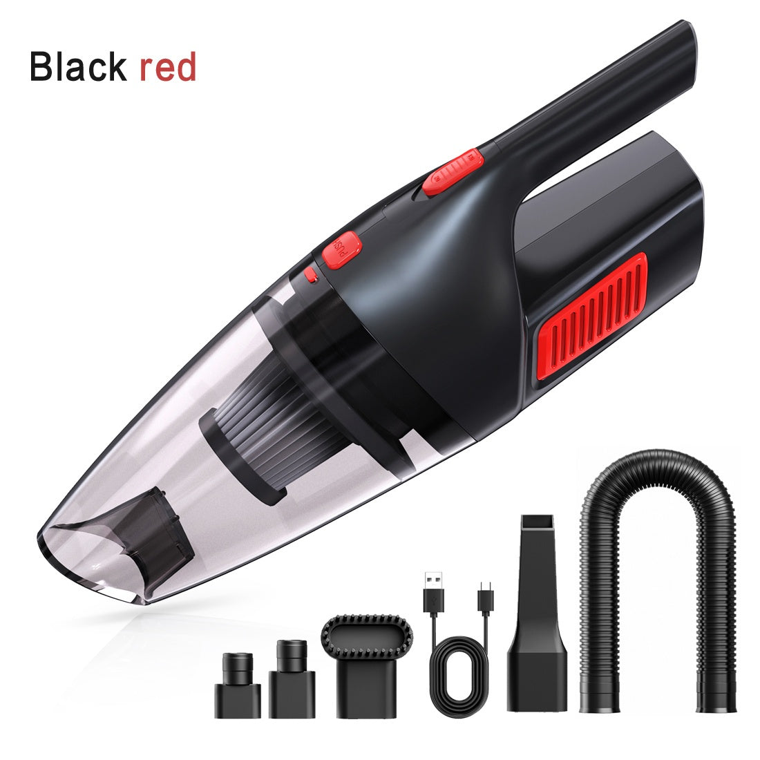 Cordless Mini Car Vacuum Cleaner with Multiple Attachments – USB Rechargeable Handheld Dust Collector, Powerful Suction for Car Interior, RV, Home, Office & Gap Cleaning Canada