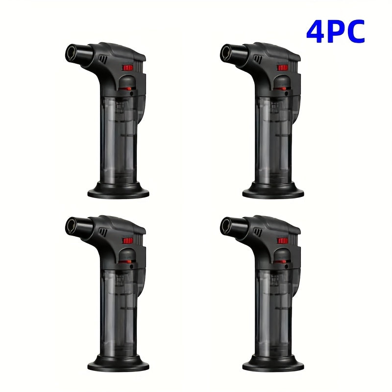 Refillable Windproof Torch Lighter Set 2 or 4 Pack – Safety Lock, Adjustable Flame, Butane Gas Lighter for Candles, Fireplace, Campfire, Camping & BBQ (Butane Not Included) | ShopVora CA