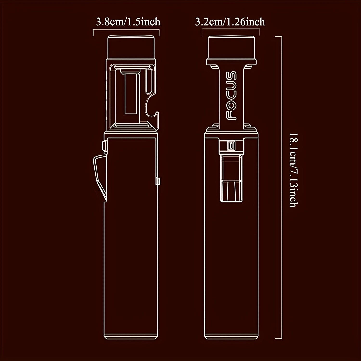 Large Butane Torch Lighter-Reusable Butane Jet Flame Lighter, Metal Lighter with Bottle Opener And Safety Lock, Wind-Proof Adjustable Flame, Used for Outdoor Barbecue And Camping Baking Kitchen (Excluding Butane Gas), Without Battery