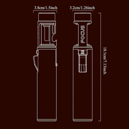 Large Metal Butane Torch Lighter with Bottle Opener & Safety Lock – Windproof Adjustable Jet Flame, Refillable, for BBQ, Camping, Baking & Kitchen Use, Butane Not Included | ShopVora CA