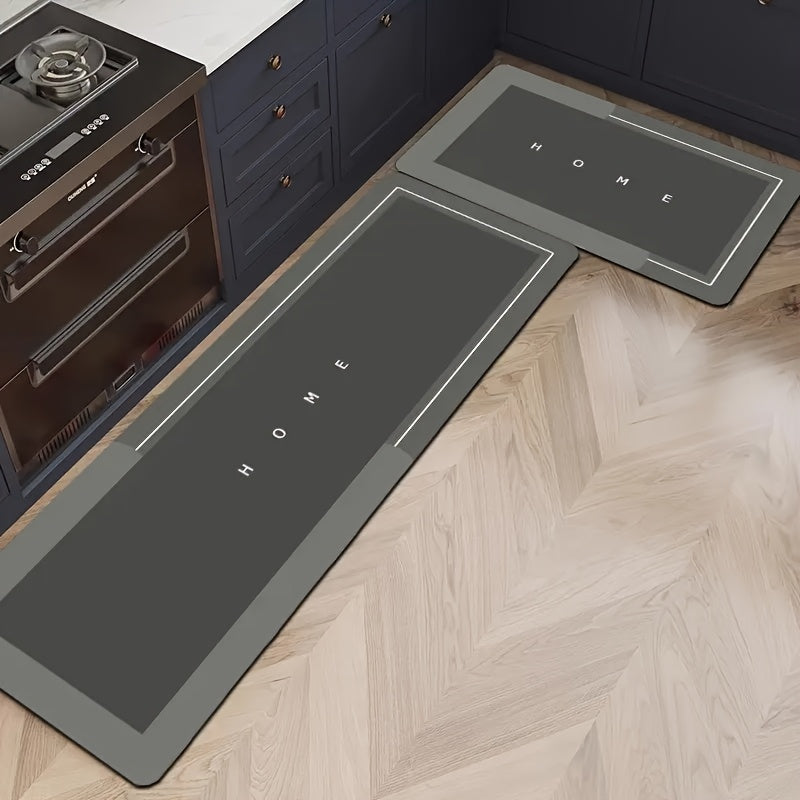 Non-Slip Kitchen & Bathroom Floor Mats Set of 2 – Plush Rubber-Backed Anti-Fatigue Rugs, Quick-Dry Oil-Absorbing Machine Washable Mat for Home Restaurant Entryway | Canada