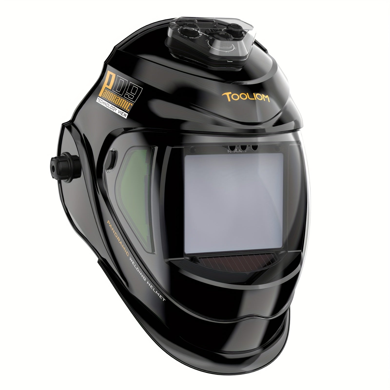 Auto Darkening Welding Helmet True Color Battery Powered – TIG MIG ARC Grinding Welding Hood with Wide Shade Lens for Professional & Home Welders