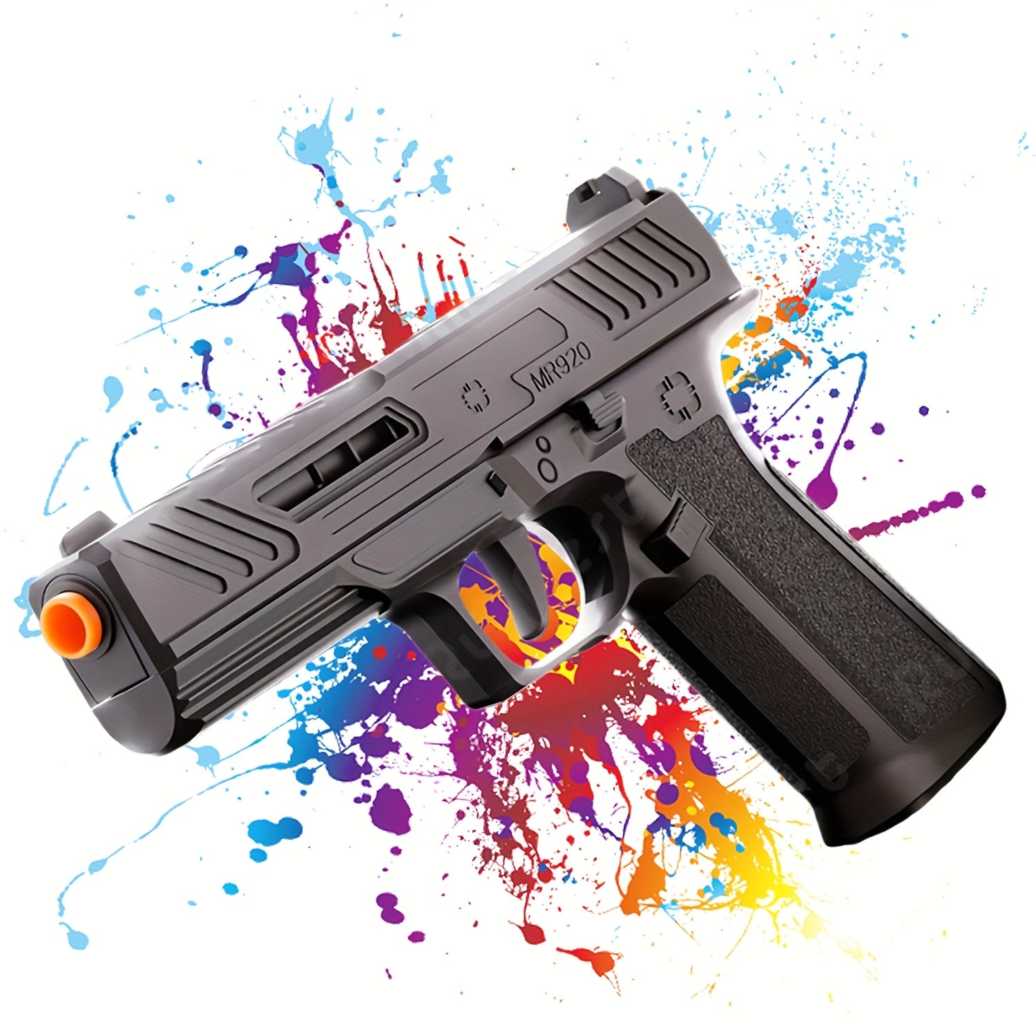 100 Soft Bullet Foam Blasters with 12 Casings & 2 Clips - /Outdoor Toy Guns Suitable for &, Games, Foam Shooting for Practice (Bullets Included)