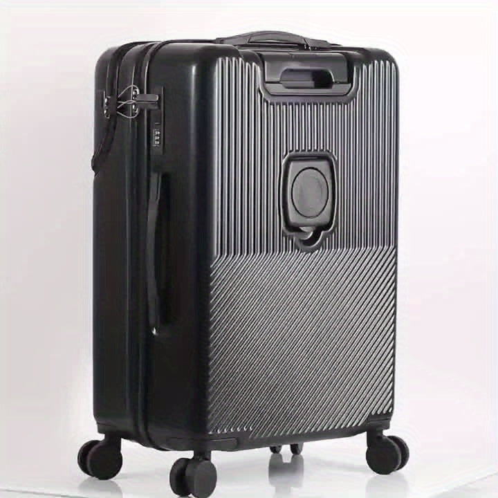 20-Inch Carry-On Trolley Suitcase with Password Lock & Spinner Wheels – Large Capacity Lightweight Boarding Luggage for Daily Travel | Unisex Design | ShopVora CA