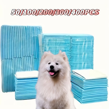 Super Absorbent Dog Urine Pads 23.6"x23.6" – Puppy Training Pads & Pet Toilet Mats, Leakproof Disposable Pee Pads for Dogs, Cats & Puppies