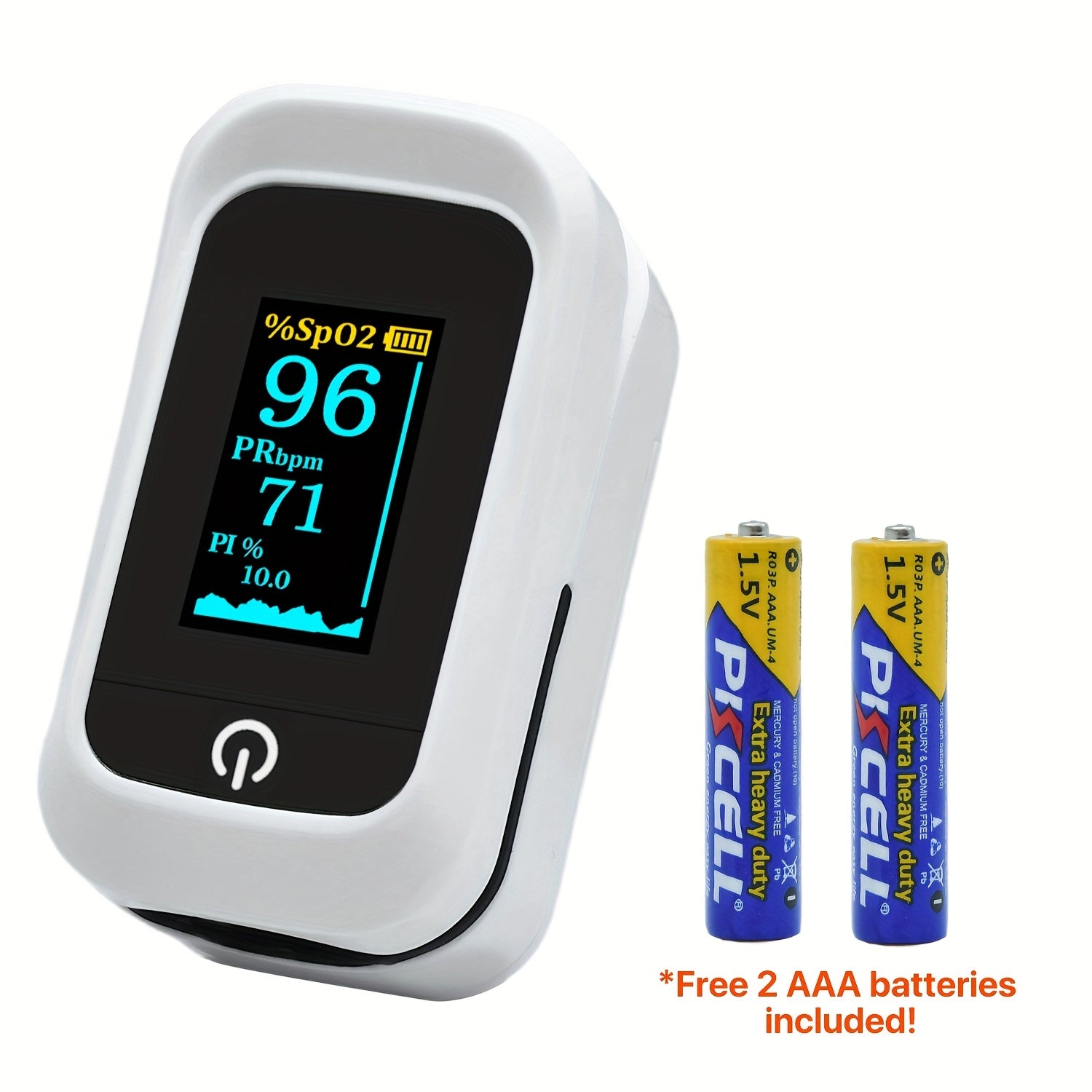 Premium Finger Pulse Oximeter with Colour OLED Display – SpO2, Pulse Rate & Respiration Rate, Medical Grade Accuracy, Sports & Home Health Monitor Canada