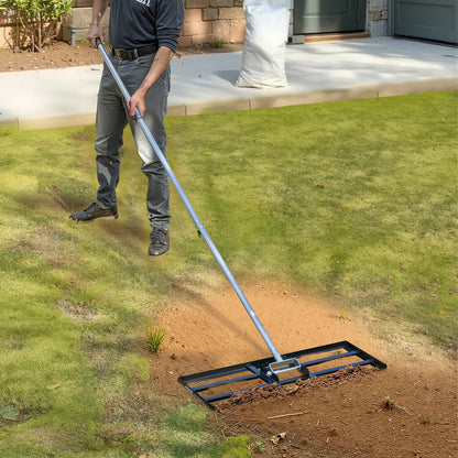 VEVOR Lawn Leveling Rake Q235 Carbon Steel – 10x30/36/48in Blade, 83.9in Adjustable Handle, 180° Rotating, 11.9 lbs, Leveling Tool for Yard Lawn Golf Course Farm Garden | Canada