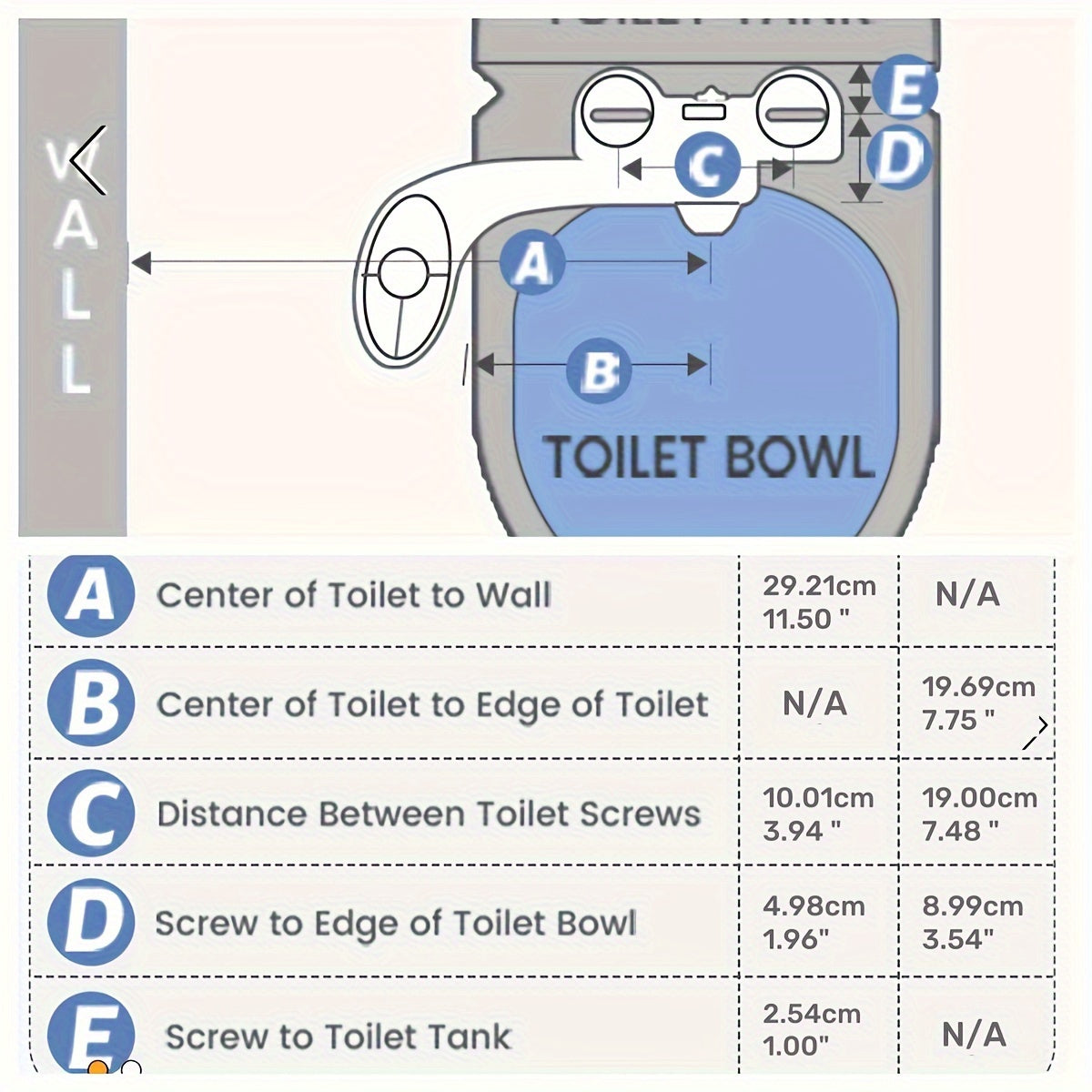 Bidet Attachment for Toilet, Cold Water Spray Non-Electric Dual Nozzle for Frontal & Rear Wash, Adjustable Water Pressure Control, Self Cleaning Water Sprayer