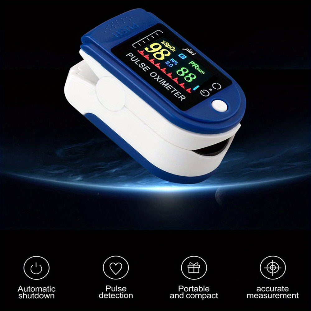Pulse Oximeter with Fingertip Oxygen Meter, Fingertip Pulse Oximeter, lood Oxygen/ Heart Rate Monitor