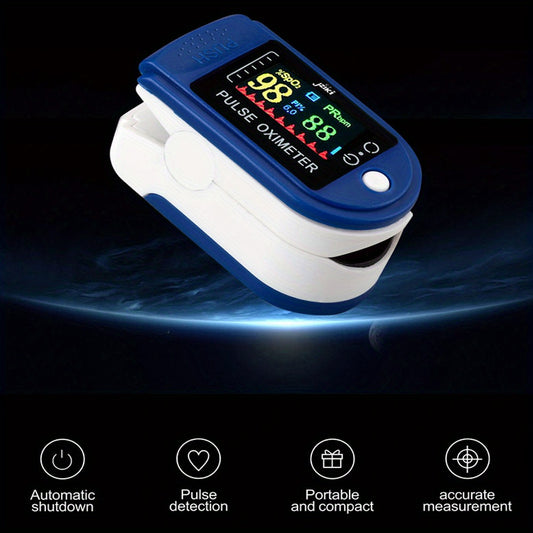 Pulse Oximeter with Fingertip Oxygen Meter, Fingertip Pulse Oximeter, lood Oxygen/ Heart Rate Monitor