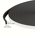 50ft High Density Foam Weather Stripping Door Seal Strip Insulation Tape Roll for Insulating Door Frame, Window, Air Conditioner |