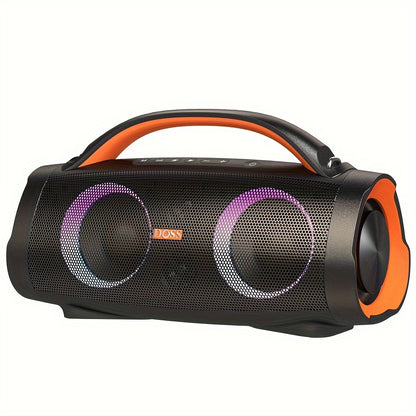 Outdoor Bluetooth Speaker 100W DOSS IPX6 Waterproof Portable Party Speaker with LED Lights – Bluetooth 5.3, 20H Playtime, 10400mAh Power Bank for Camping Beach BBQ | ShopVora CA
