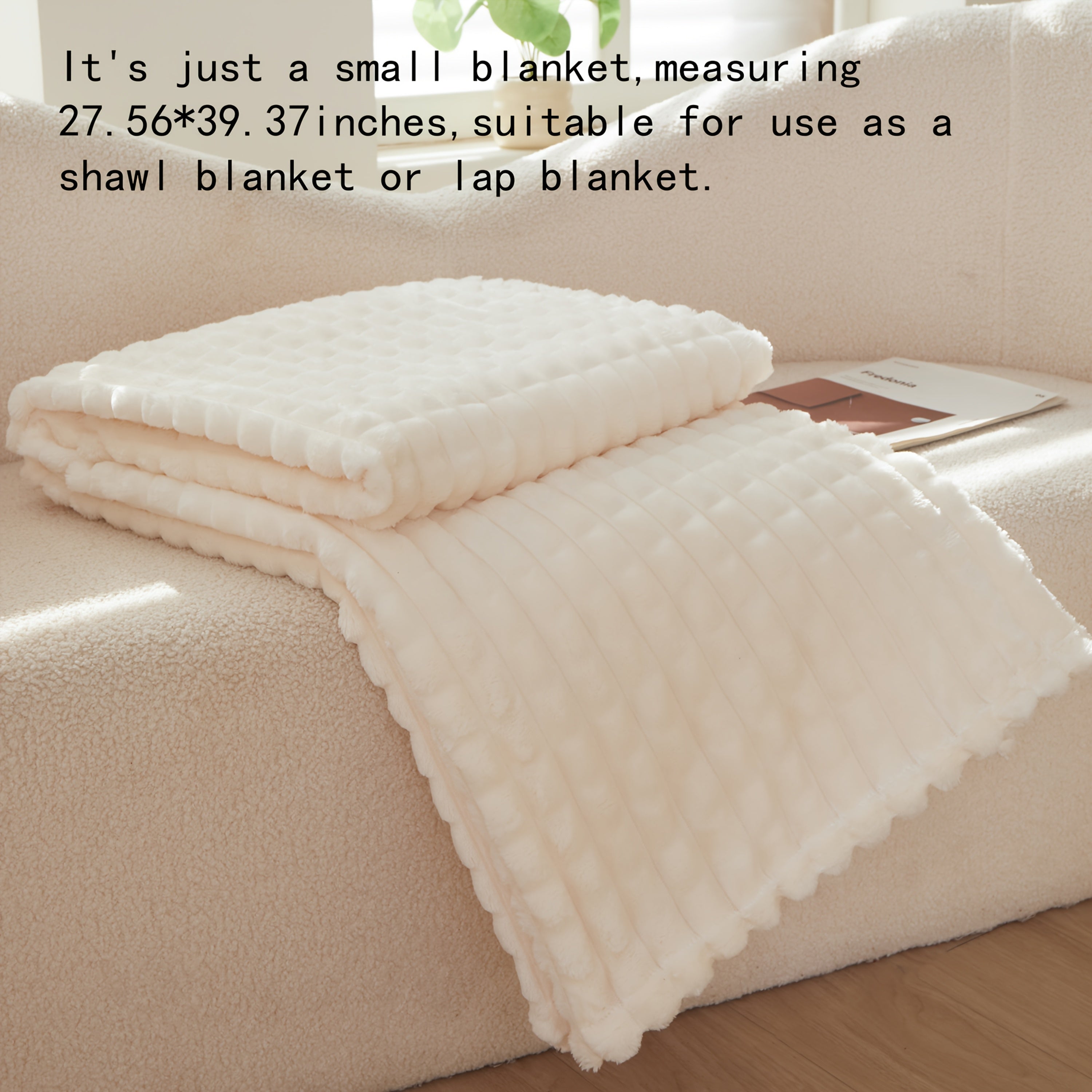 Soft Warm Throw Blanket All-Season Plush Sofa Blanket for Naps Office Camping Pet-Friendly Bedspread Multiple Sizes and Colors