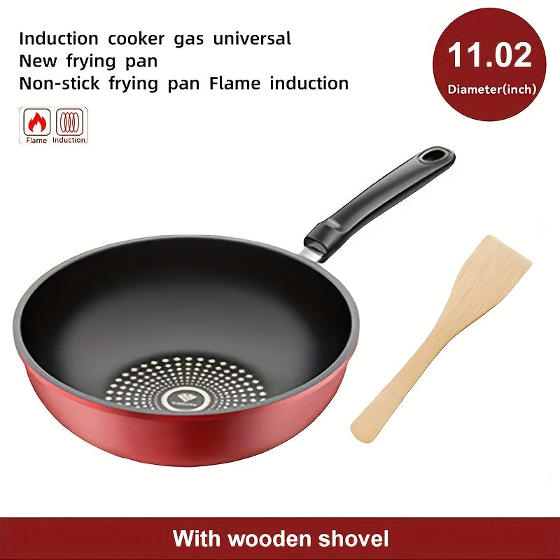 Cast Iron Frying Pan with Lid 24cm – Non-Stick Lightweight Skillet, Induction & Gas Compatible, Dishwasher Safe, Smokeless Cooking Pan for Steaks, Pancakes & Breakfast | ShopVora CA