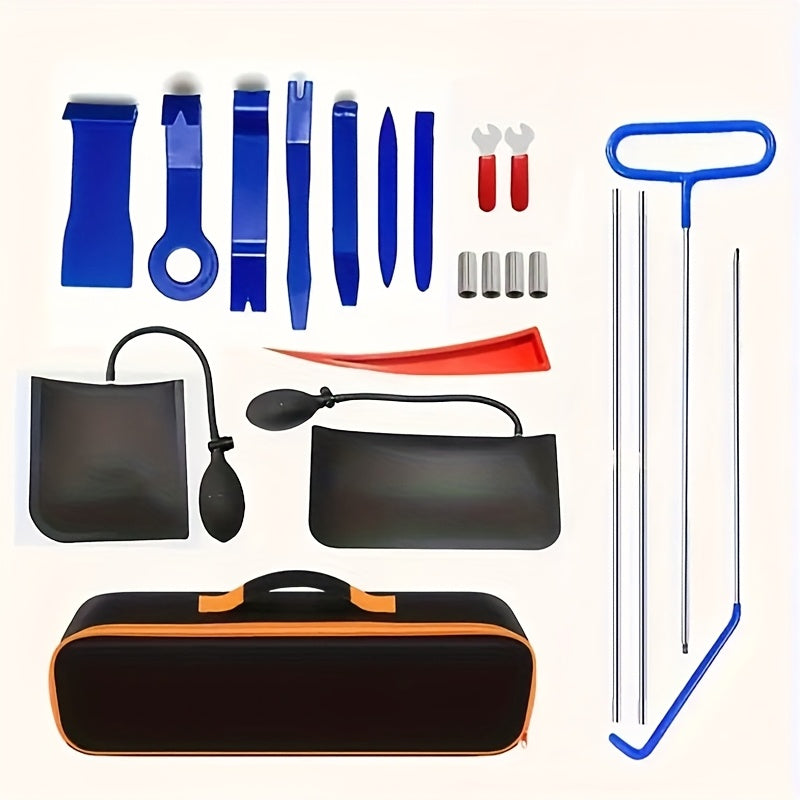 22pcs Repairing Tools for Car Door Opening with Pull Cord Tool for Car