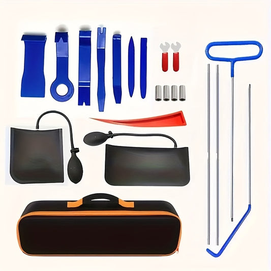 22pcs Repairing Tools for Car Door Opening with Pull Cord Tool for Car