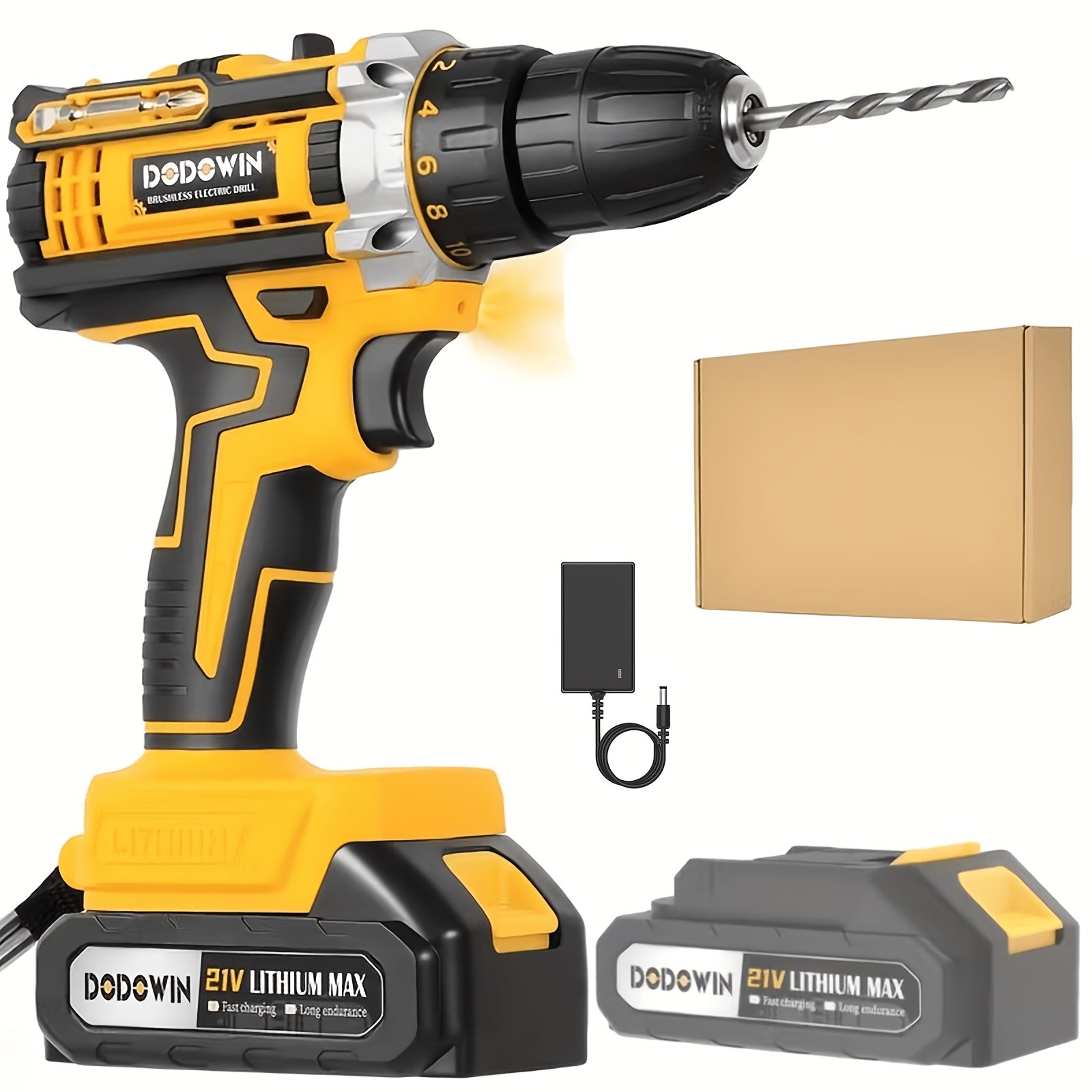 21V Cordless Drill Set with Battery, Tool Case & 24pcs Accessories – Lightweight Electric Drill Kit for Home DIY, Household Repair & Assembly, Ideal Gift for Dad, Husband & DIY Enthusiasts
