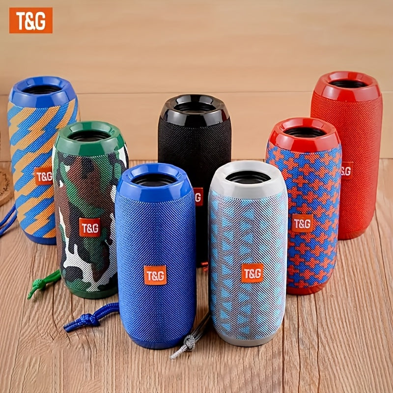 Portable Wireless Speaker TG117 Features An IPX4 Waterproof Rating. Its TWS Stereo Mode Creates An Excellent Party Atmosphere. It Supports FM, TF Card, And USB Playback Formats, And Is Equipped With A Long-lasting Lithium Battery. The Speaker Can Co