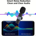 High-Performance Wireless Lavalier Microphone, Compatible with Phones & Computers - Plug and Play, Ultra-Low Latency with Noise-Cancelling Chip, Rechargeable for 8 Hours of Use - Ideal for Video Recording, Interviews, Podcasts, Vlogs, YouTube