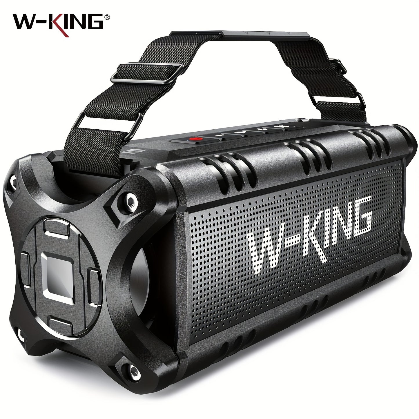 W-KING 50W Loud Outdoor Bluetooth Speaker IPX6 Waterproof with Deep Bass, NFC, Reverse Charging, TF Card & AUX – Portable Party & Home Speaker Canada