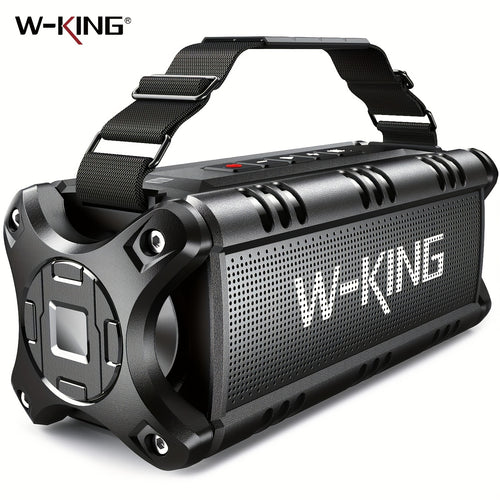 W-KING 50W Loud Outdoor Bluetooth Speaker IPX6 Waterproof with Deep Bass, NFC, Reverse Charging, TF Card & AUX – Portable Party & Home Speaker Canada