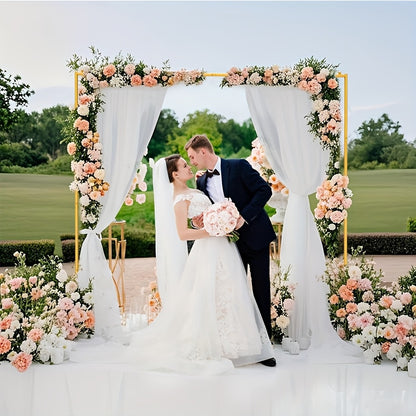 Balloon Arch Frame 6.6ft Square Heavy-Duty Metal Stand & Photo Booth Backdrop Frame – Easy Assembly, Portable & Reusable for Weddings, Birthdays, Baby Showers, Halloween & Christmas Party Canada
