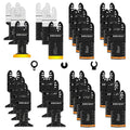 Oscillating Tool Blades Set 28/50pcs – Universal Titanium Multitool Blades for Wood & Metal Cutting, Quick-Release Fit, Compatible with Dewalt Makita Bosch Milwaukee, Professional Saw Blade Kit Canada