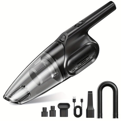 6000PA Cordless Handheld Vacuum Cleaner – 2000mAh, Low Noise, 5 Accessories