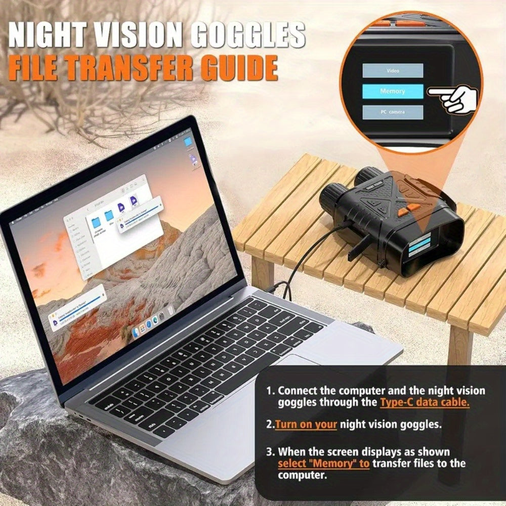 The INSKAM Dual Tube Digital Night Vision Gadget Features a 2.8-Inch Display And Supports Both USB And Battery Power, Making It a Handy for Nighttime Viewing. It'S Ideal for Observing Wildlife, Camping Outdoors, Traveling, And Monitoring Farms