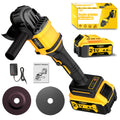Cordless Angle Grinder Set 21V Rechargeable Lithium Ion with Fast Charger – 1 or 2 Battery Options, Multiple Accessory Kits for Grinding & Polishing, Home Workshop Tool, Gift for Men & Women Canada