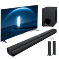 Sound Bars For TV, Smart TV SoundBar Wireless Speaker, Wired & Wireless Sound Bar, ARC/Optical/AUX Connection, Separable Soundbars 32 Inch, With Infrared Remote Control