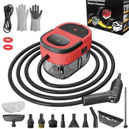 2500W Handheld Steam Cleaner with 54.1oz Large Water Tank – High Pressure Portable Steamer, 3-Level Adjustable Handle for Home, Car Detailing, Bed Bugs, Furniture & Grout | ShopVora CA